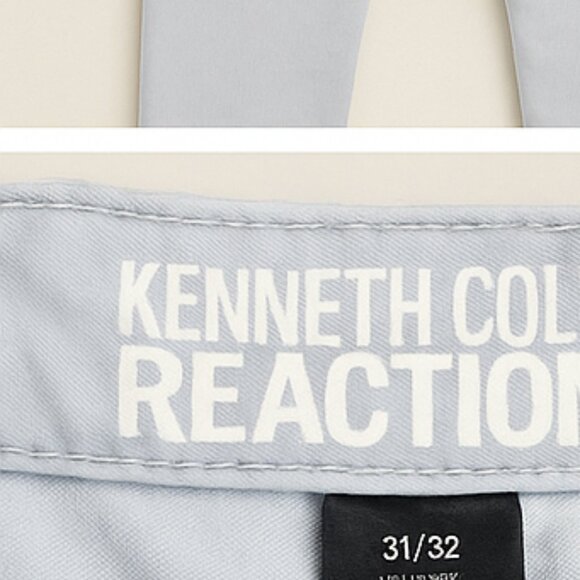 Kenneth Cole Reaction Men’s 5-Pocket Pants – Light Blue, 30x32 Straight Fit - Picture 2 of 5